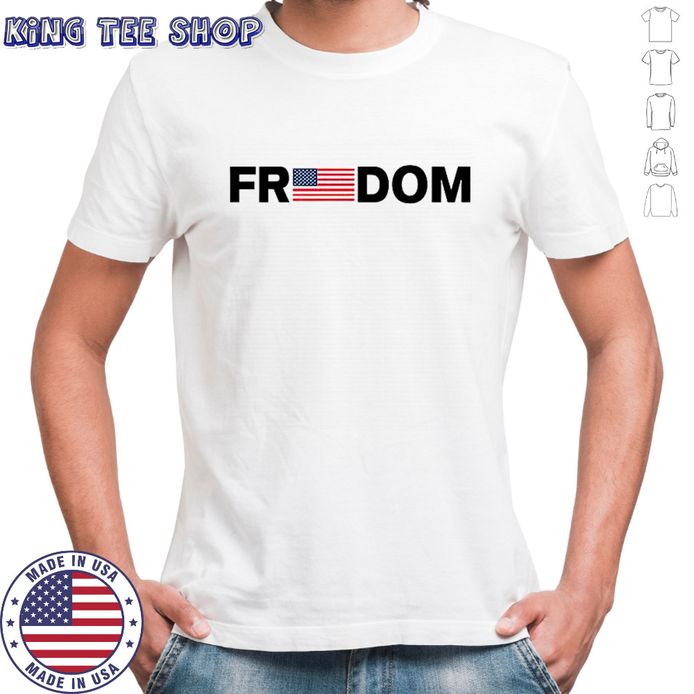 Freedom Charlie Kirk Kirk USA flag RIP 2025 memorial political shirt