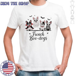 French Boo dogs ghost Halloween shirt