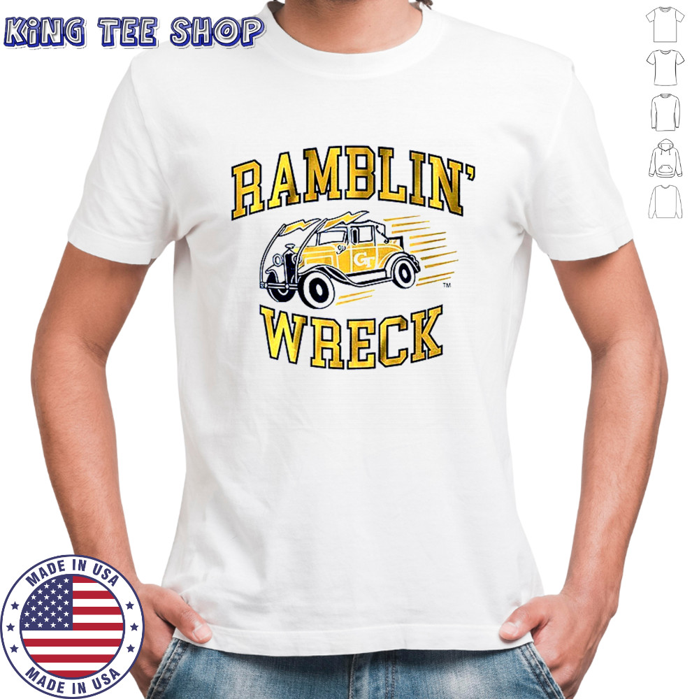 Georgia Tech Yellow Jackets Football Ramblin’ Wreck shirt