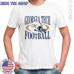 Georgia Tech Yellow Jackets Football Sting ‘Em Helmet T-Shirt