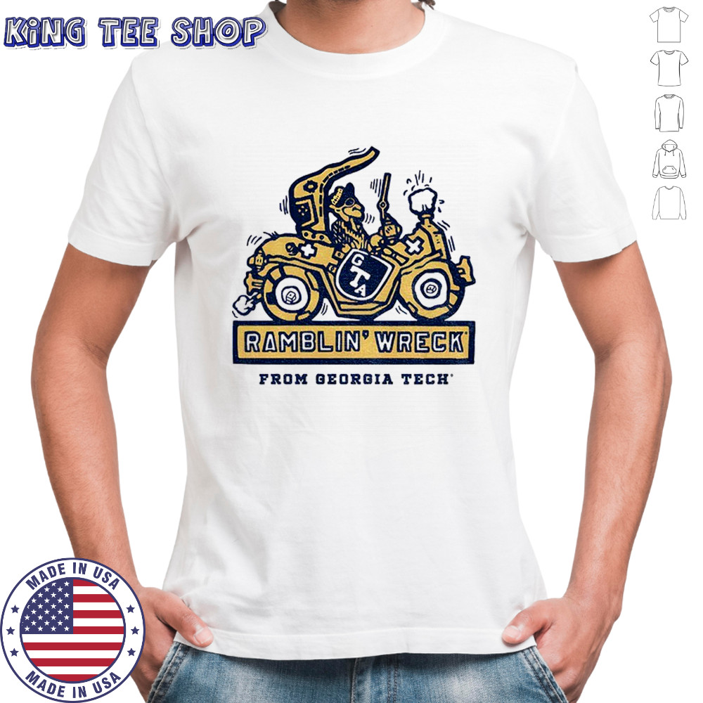 Georgia Tech Yellow Jackets Ramblin’ Wreck Ringer 2025 Mascot shirt