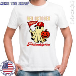 Ghost Philadelphia Phillies Red October Halloween shirt