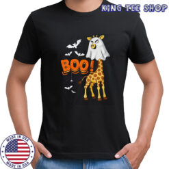Giraffe Boo Halloween Costume Ghost Men Women Kids shirt