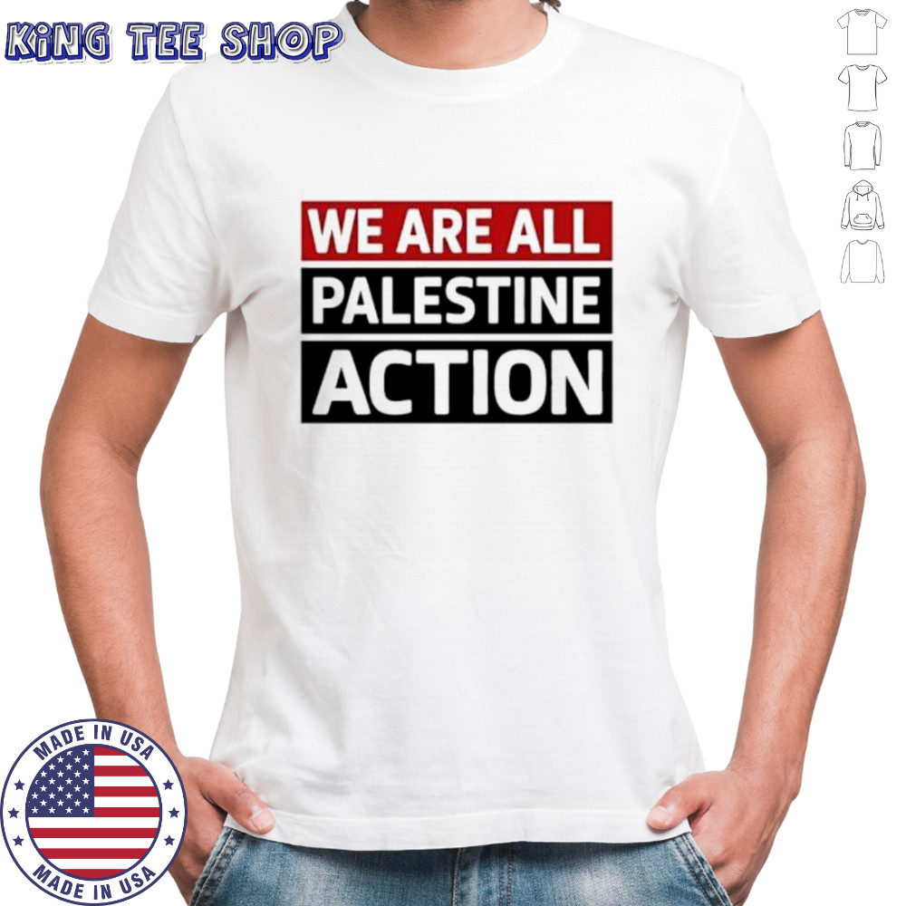 Greta thunberg we are all palestine action bold activist graphic shirt