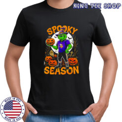 Grinch Minnesota Vikings NFL Spooky Season Halloween shirt
