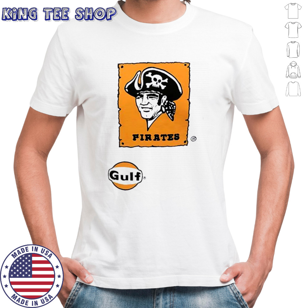 Gulf Pirates Cartoon Logo Vintage Fuel and Sports shirt