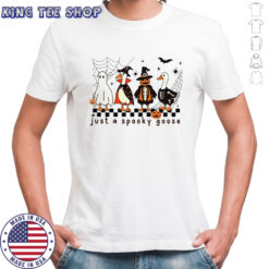 Halloween goose trick or treat goose graphic shirt