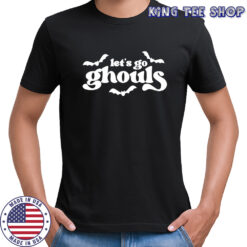 Halloween Let’s Go Ghouls Spooky Pun Retro shirt