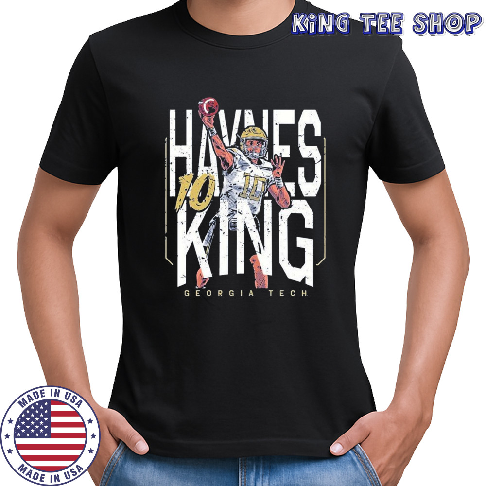 Haynes King #10 Georgia Tech Yellow Jackets NIL Breakthrough T-Shirt