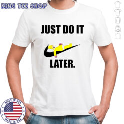 Homer Simpson Donuts Just Do It later shirt