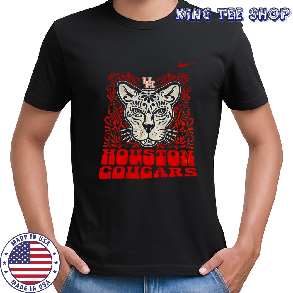 Houston Cougars football Tiger Nike logo shirt