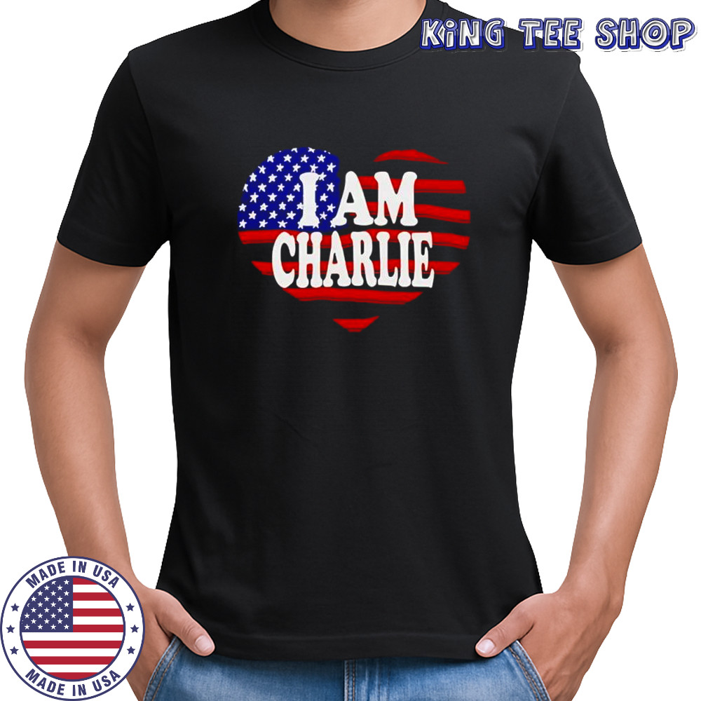 I am Charlie USA heart classic shirt