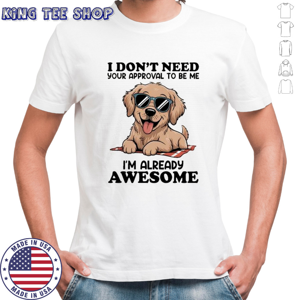 I don’t need your approval to be me I’m already awesome shirt
