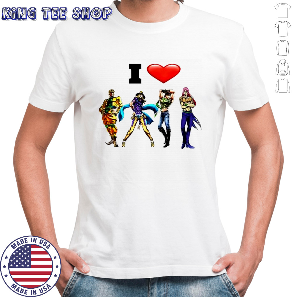 I love JoJo’s Bizarre Adventure shirt