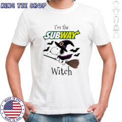 I’m the Subway Snoopy Witch Halloween shirt