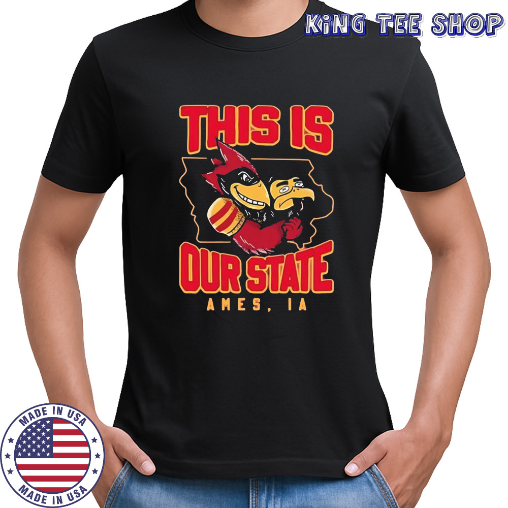 Iowa Hawkeyes vs Iowa State Cyclones this is our State shirt