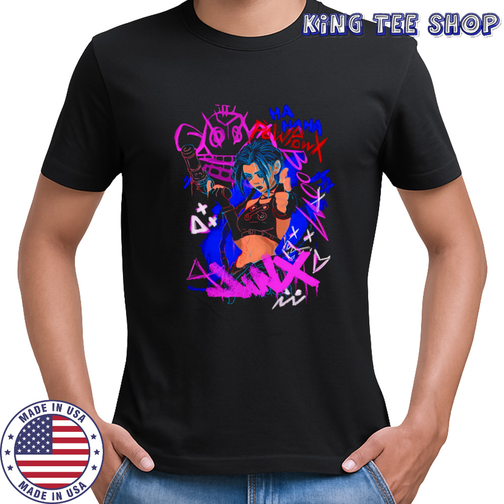 Jinx Ha Ha Ha Wow Jinx Arcane League Of Legends shirt