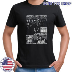 Jonas Brothers Jonas 20 greetings from your hometown concert 2025 shirt
