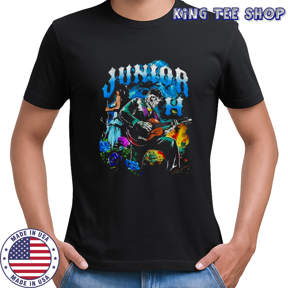 Junior H x Warren Lotas Skeleton Guitar T-shirt