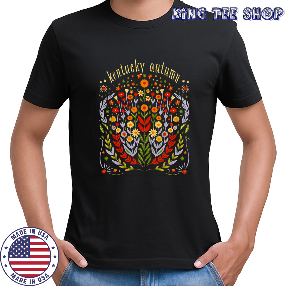 Kentucky Autumn flowers shirt