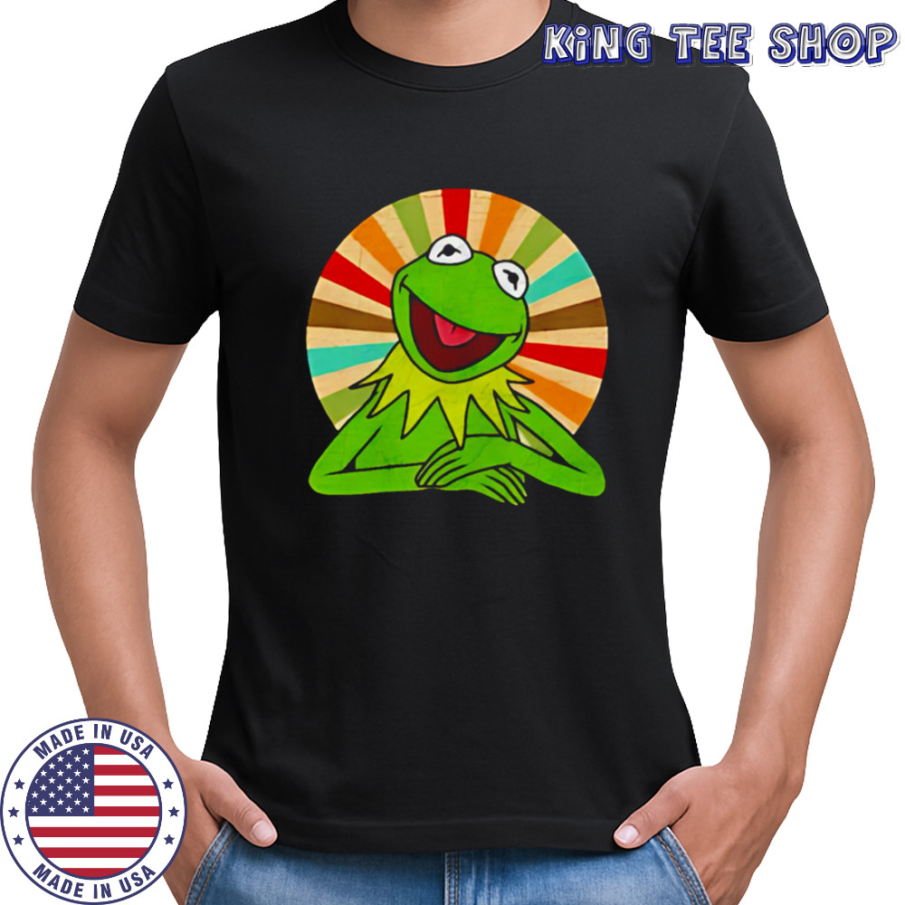 Kermit The Frog Vintage Retro Stripes Muppets shirt