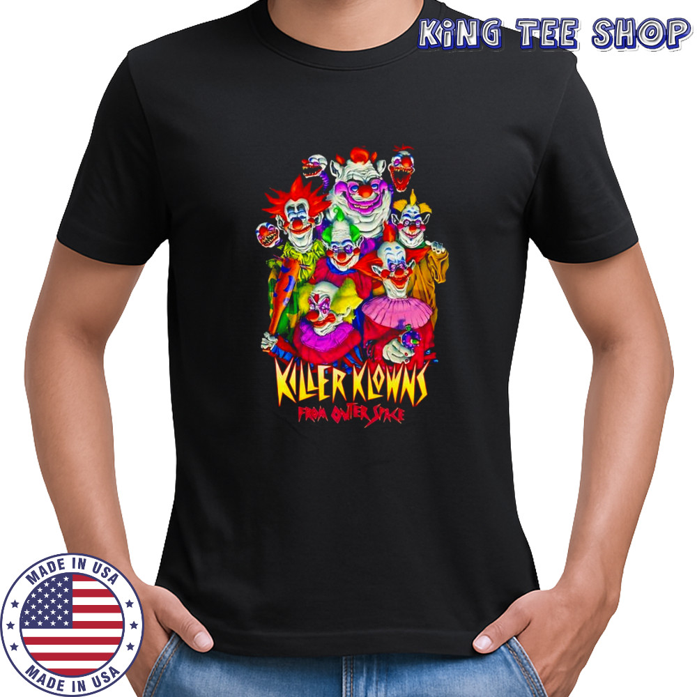 Killer Klowns from Outer Space Killer Crown graphic clowns Halloween shirt