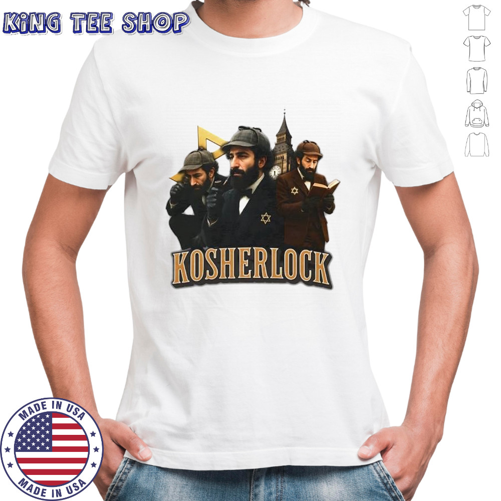 Kosherlock Jews parody graphic shirt