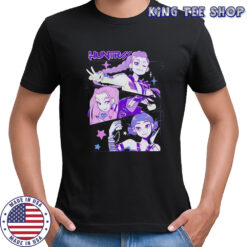KPop Demon Hunters Huntrix Rumi Mira Zoey Group Panels poster shirt