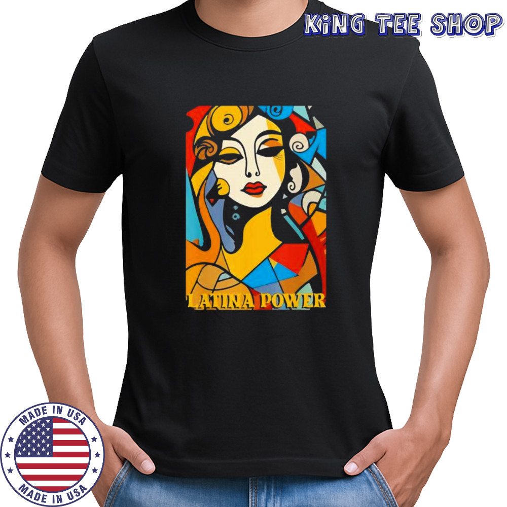 Latina Power Cubism art shirt