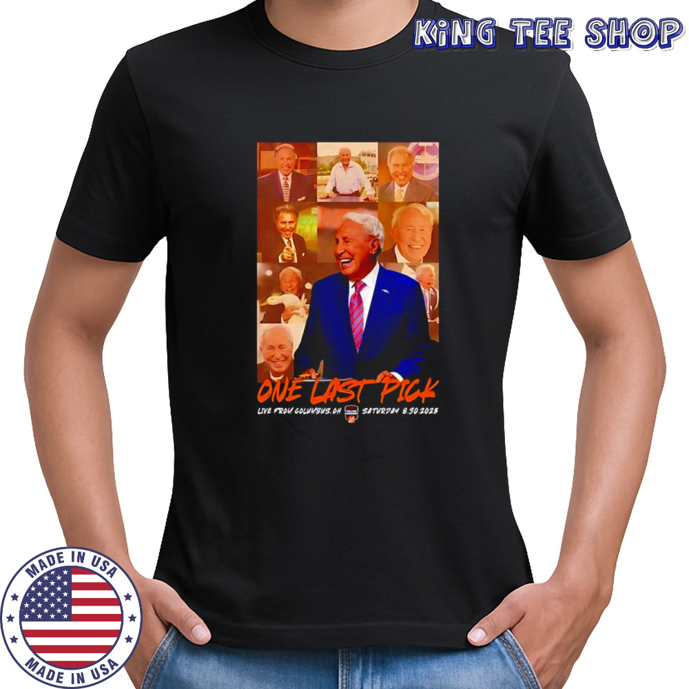 Lee Corso one last pick live from columbus oh saturday 2025 shirt