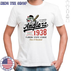 Leesburg Anglers Florida baseball vintage shirt
