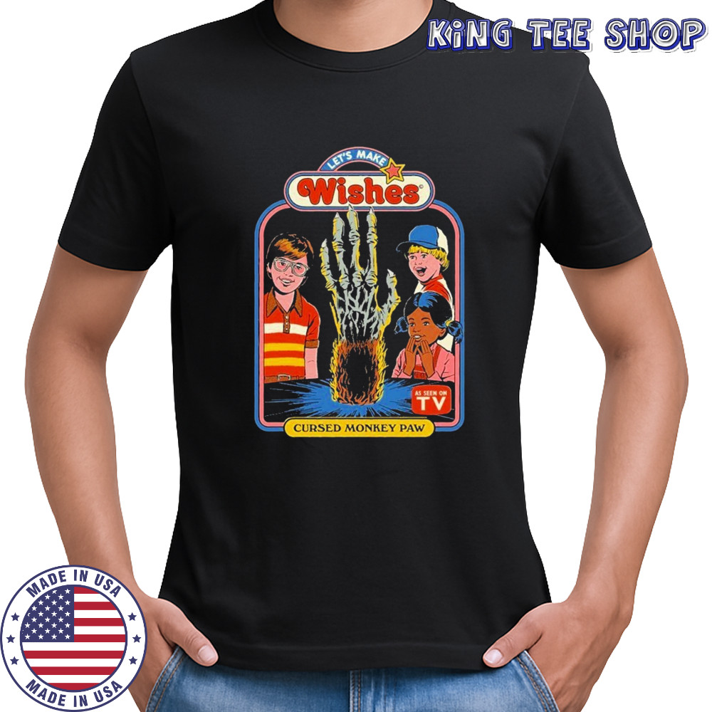 Let’s Make Wishes Cursed Monkey Paw As Seen On Tv Hands T-shirt