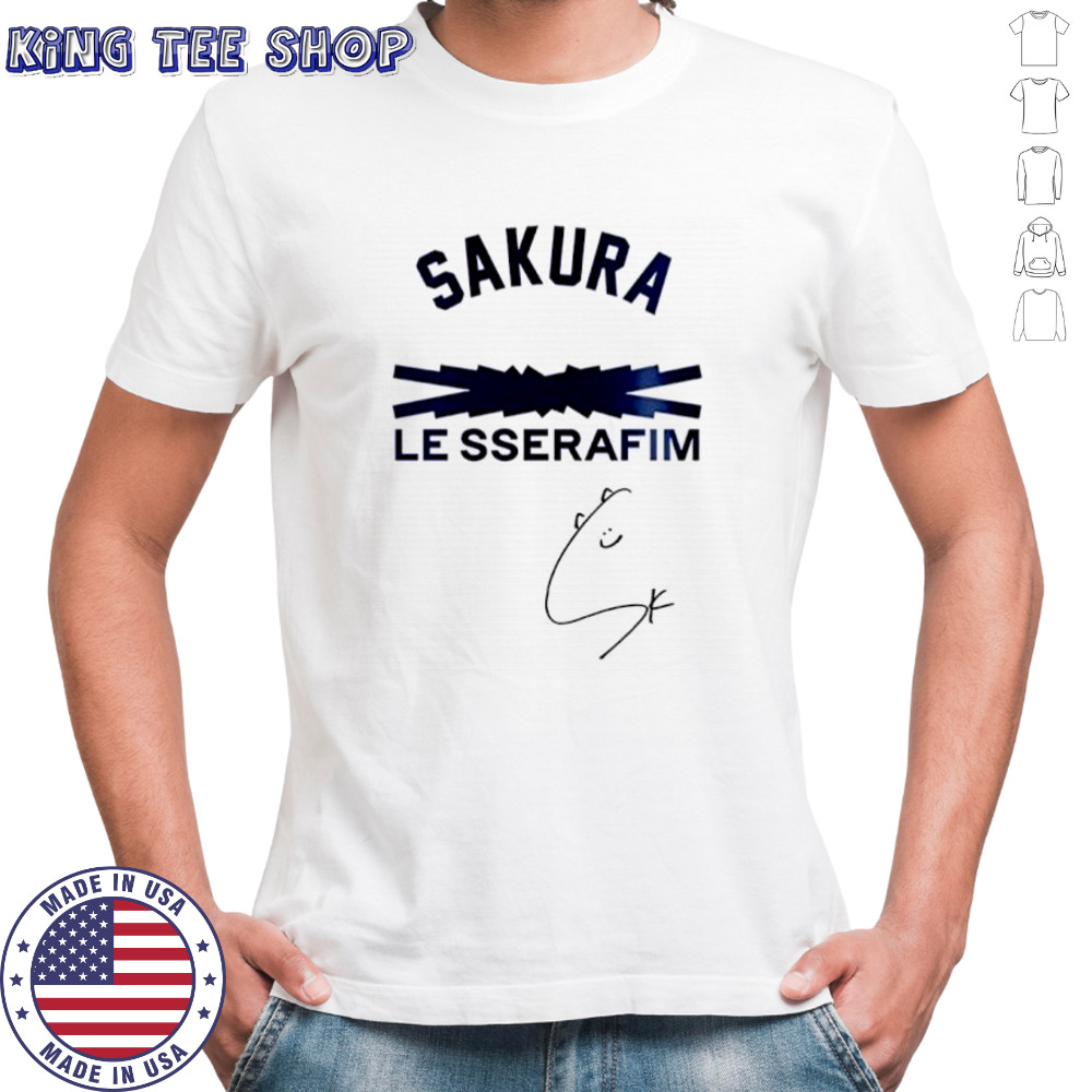 Los Angeles Dodgers Sakura Le Sserafim signature shirt