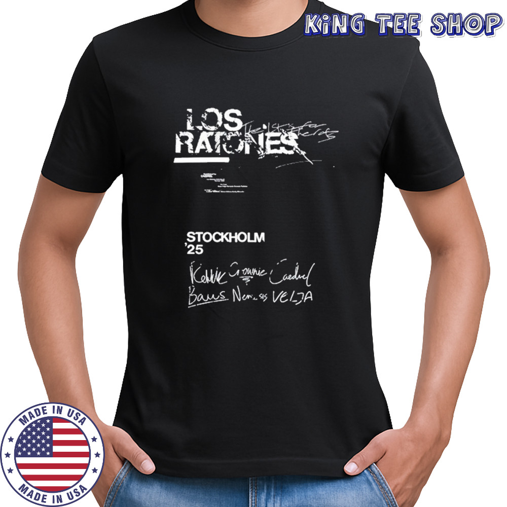 Los Ratones LOL Stockholm 2025 Signatures T-Shirt