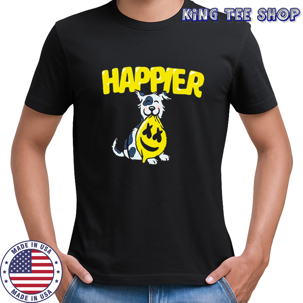 Marshmello Happier Dog T-shirt