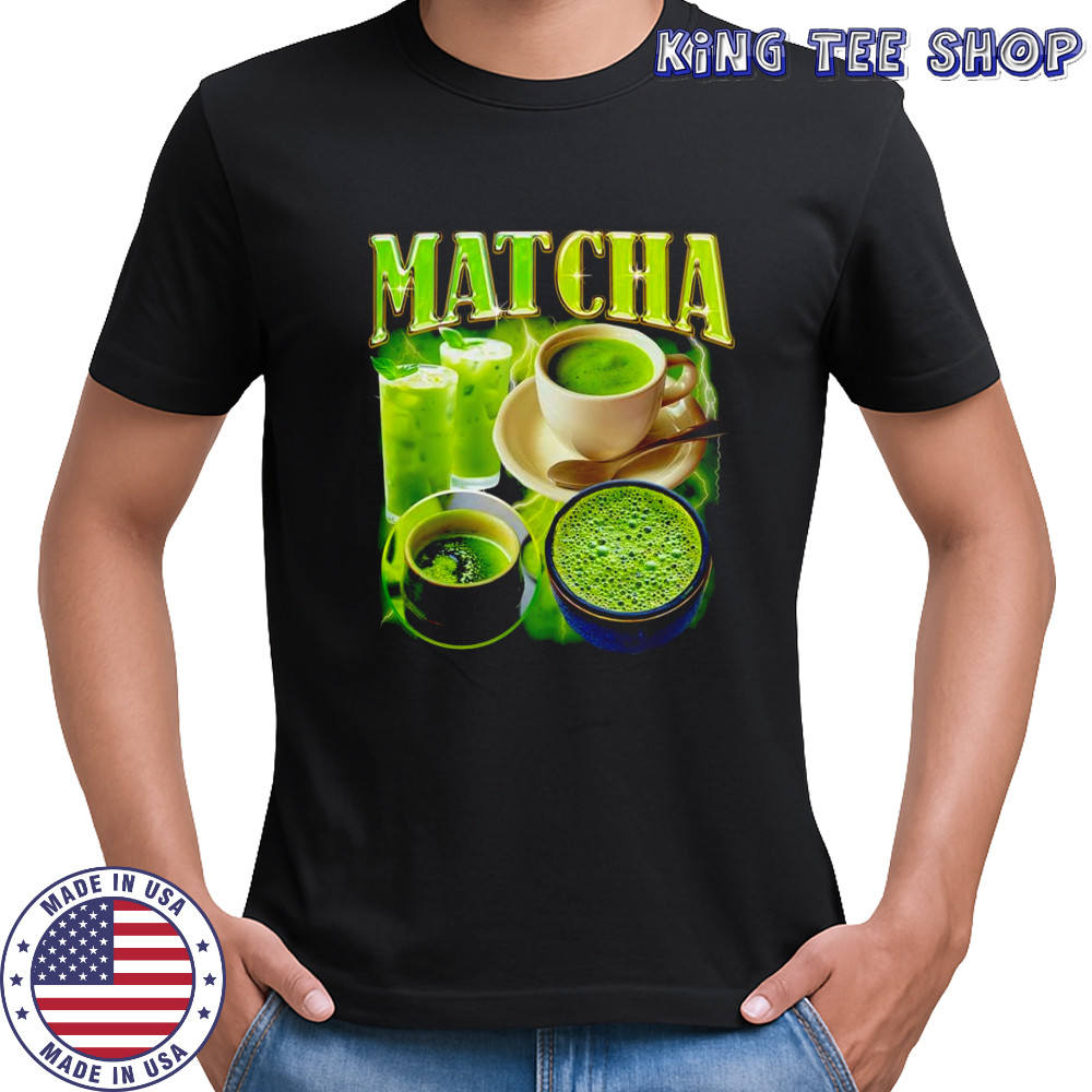 Matcha vintage rap lighting shirt
