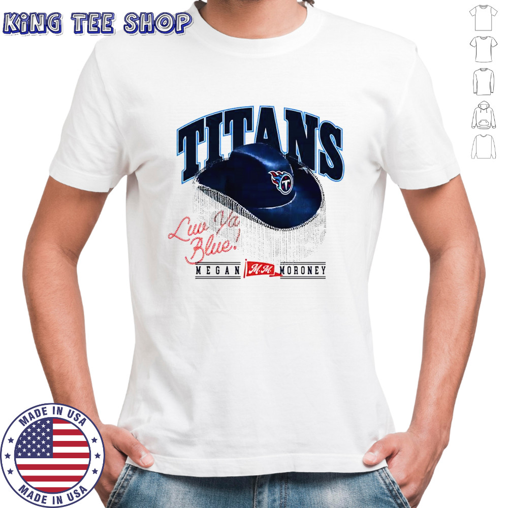 Megan Moroney x Tennessee Titans football cowboy hat shirt