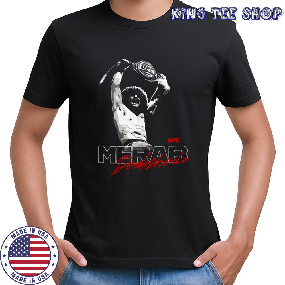 Merab Dvalishvili Fighter Graphic signature shirt