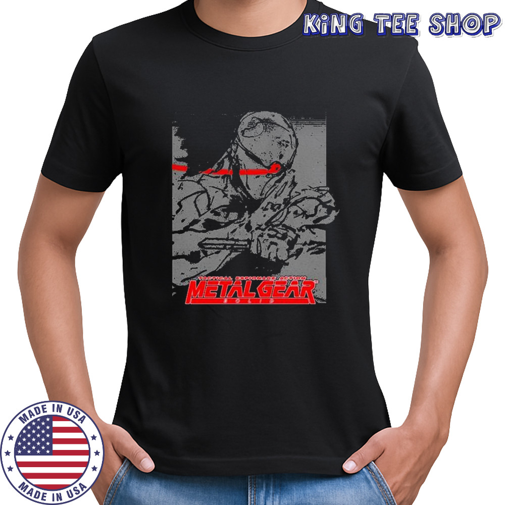 Metal Gear Solid Tactical Spinal Action Grey Fox T-shirt