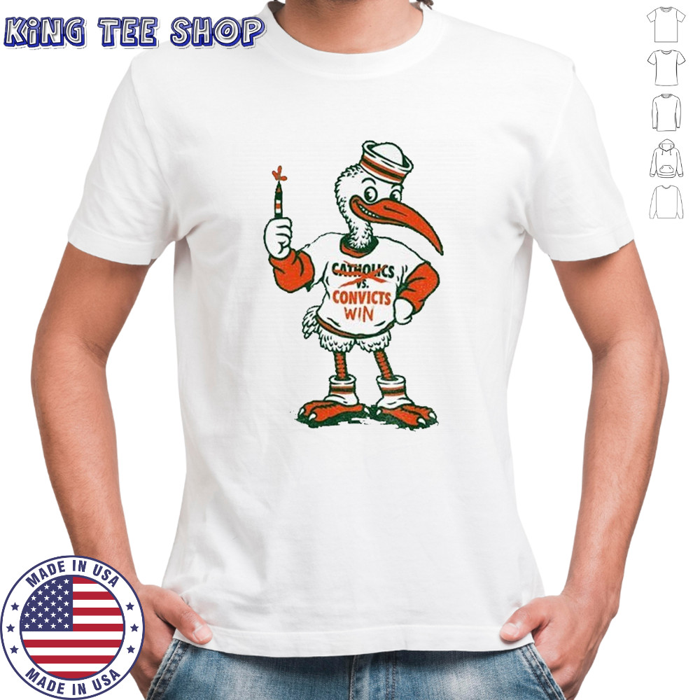 Miami Hurricanes 27-24 Notre Dame Convicts win shirt
