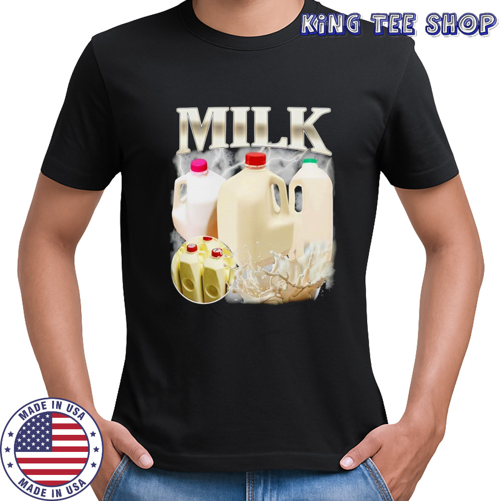 Milk vintage rap lighting shirt