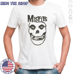 Misfits skull inverted natural t-shirt