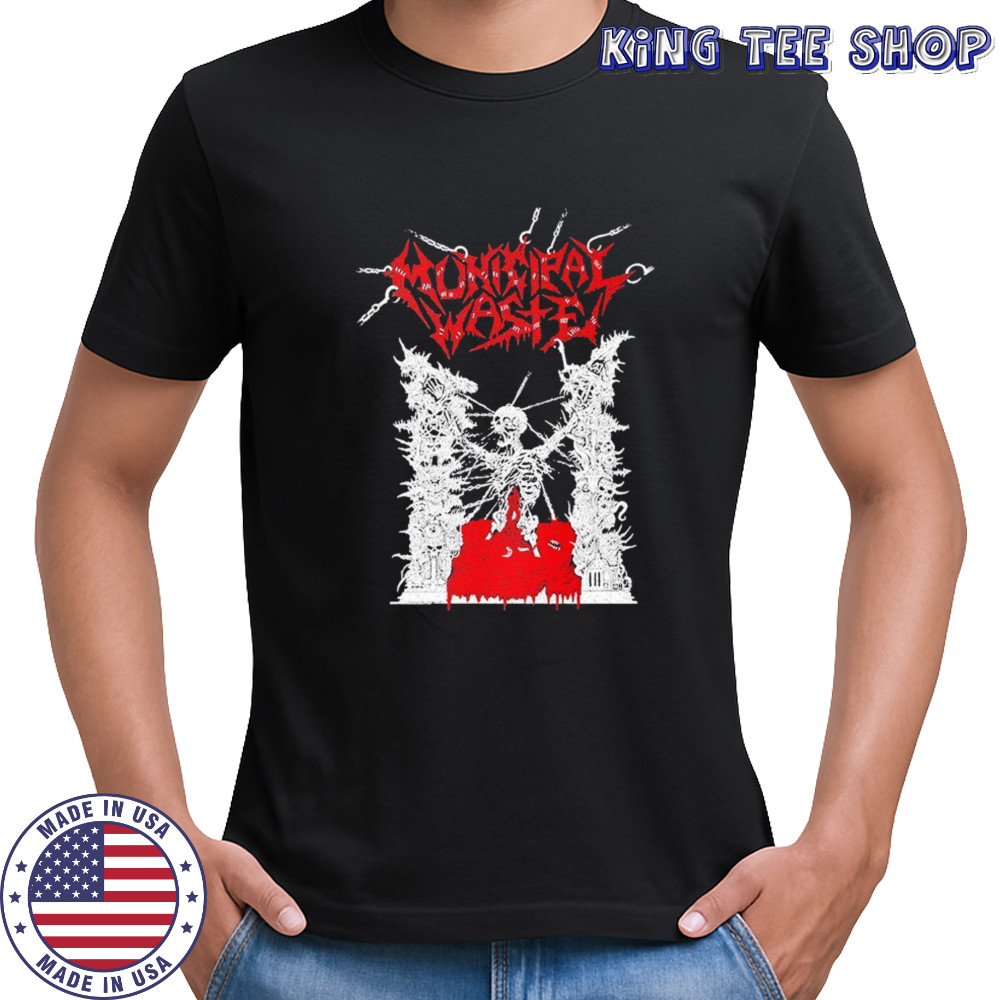 Municipal Waste Hooked T-shirt