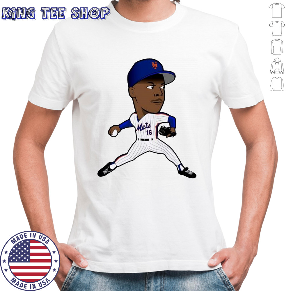 New York Mets #16 Baseball Player Caricature cartoon shirt