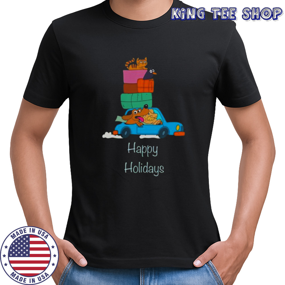 Nice Road Trip Happy Holidays T-Shirt