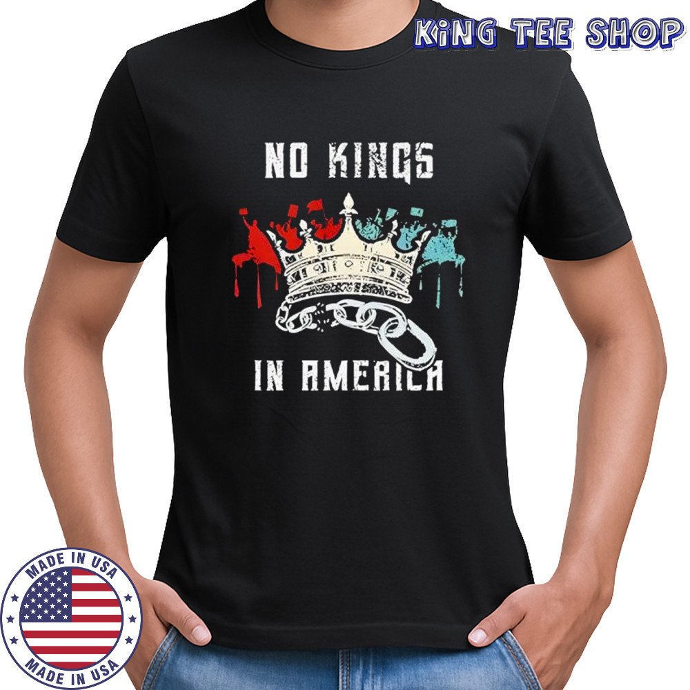 No Kings in America shirt