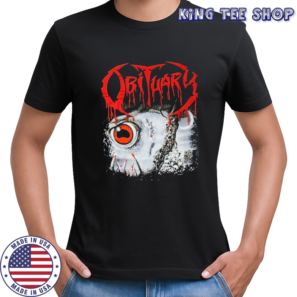 Obituary Cause Of Death Eye T-shirt