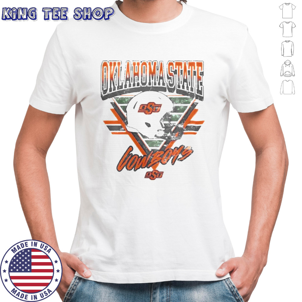 Official Oklahoma State Cowboys Triangle Vintage T-Shirt
