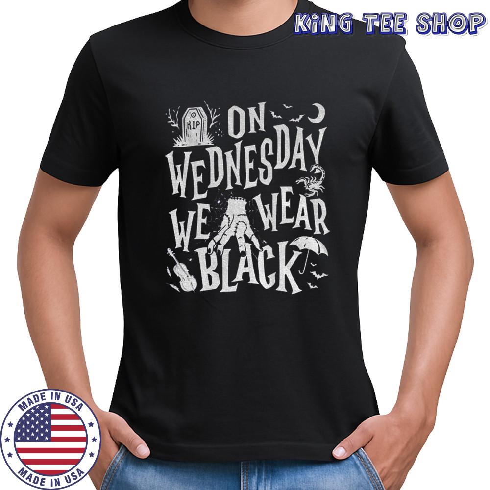 On Wednesdays We Wear Black Wednesdays Season 2 shirt