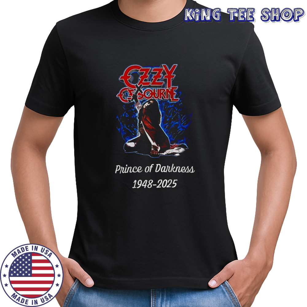Ozzy Osbourne Blizzard of Ozz Prince of Darkness 1948 2025 shirt